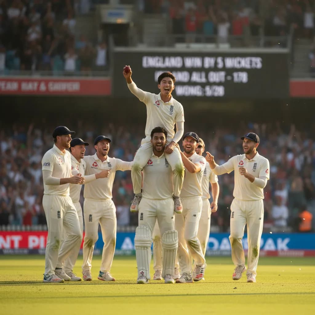 Wong's Five-Fer Fires England to Series Win Over Ireland