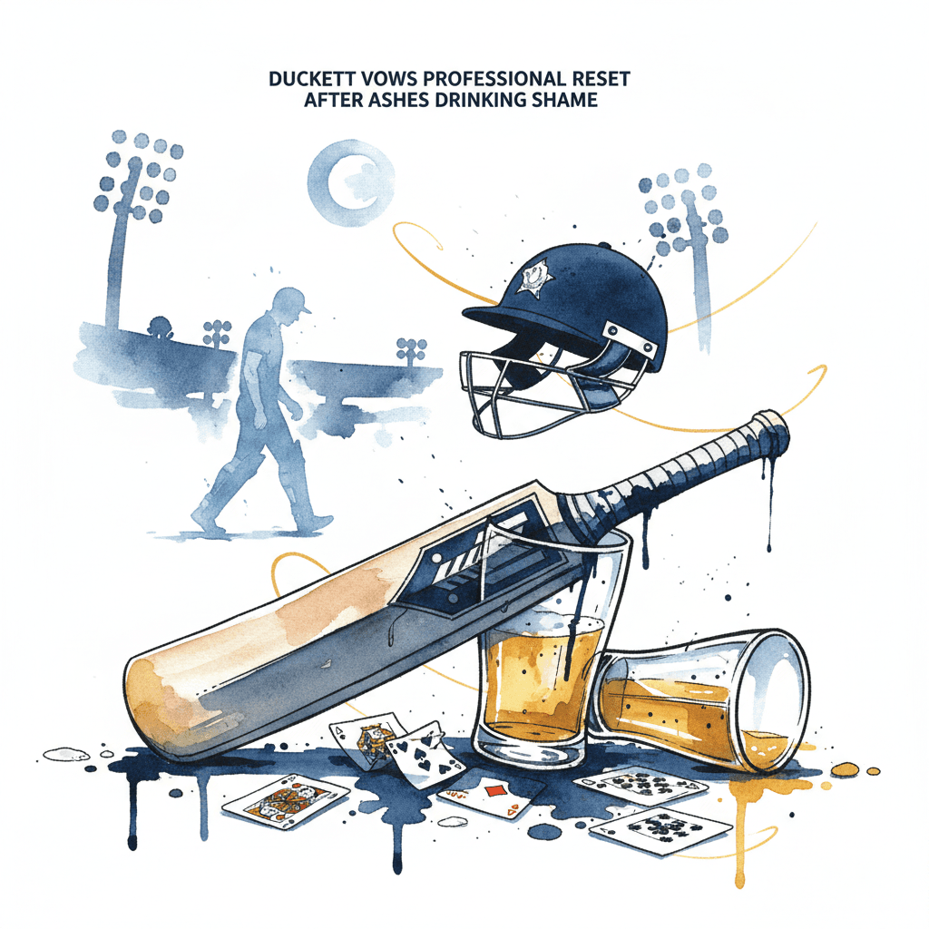 Duckett Vows Professional Reset After Ashes Drinking Shame