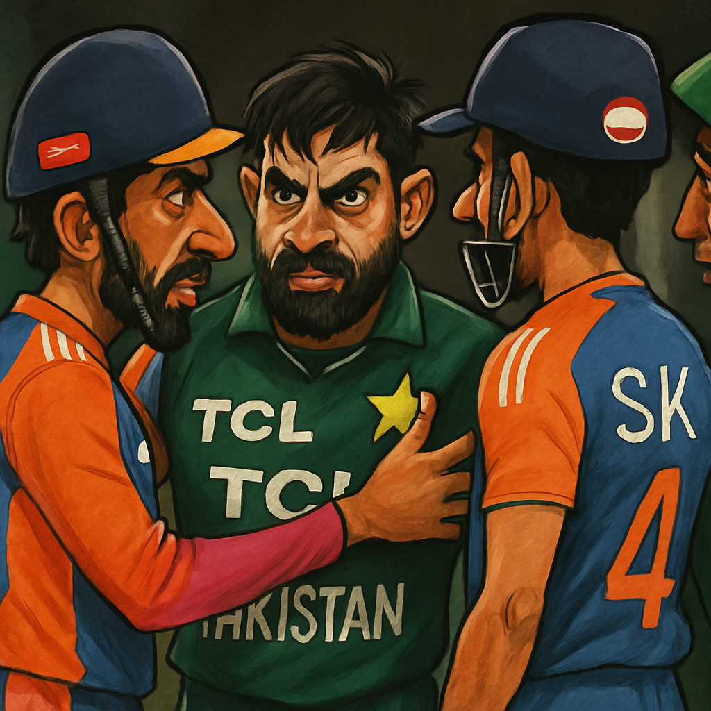 Tense India-Pakistan Cricket Clash