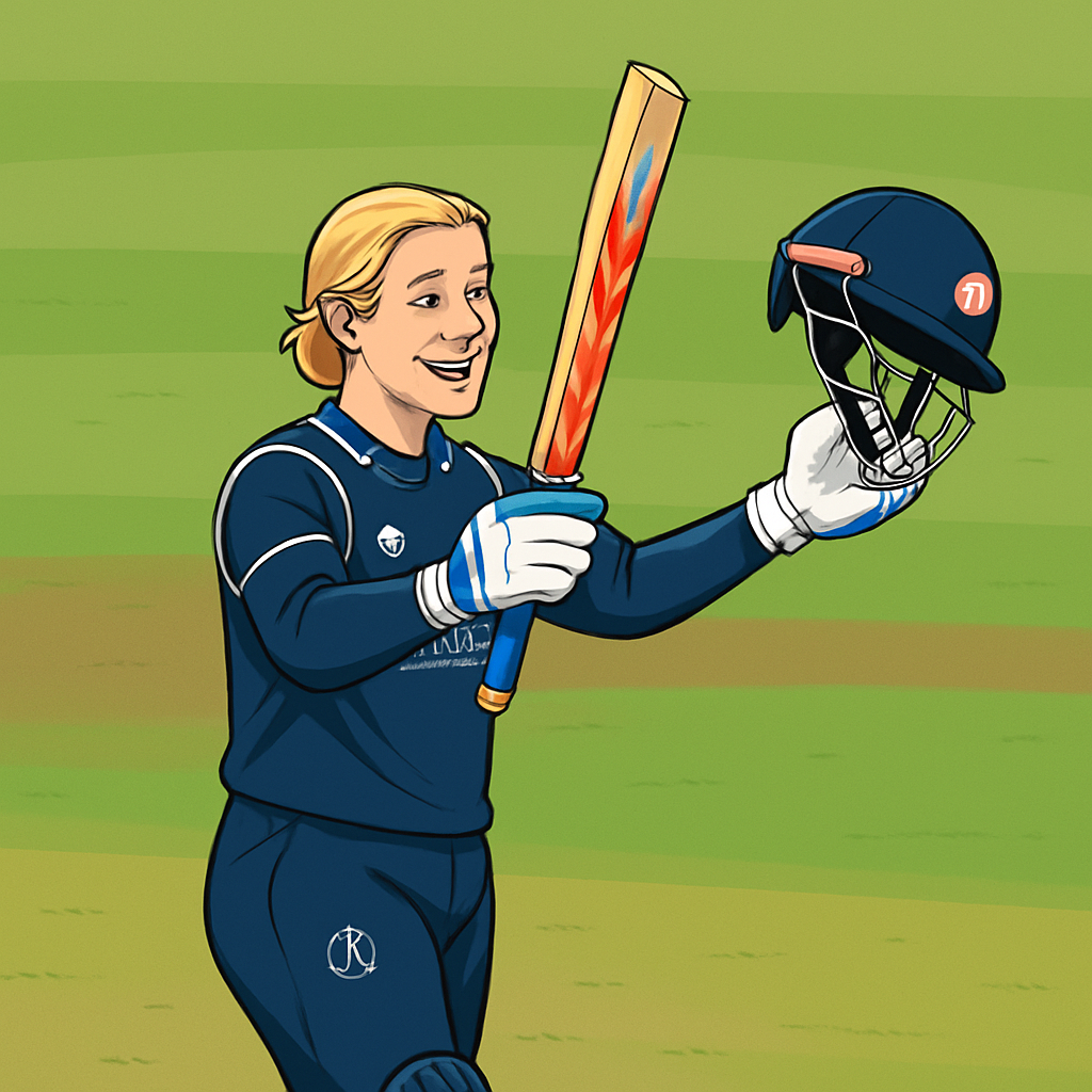 Adams' ton powers Hampshire to final