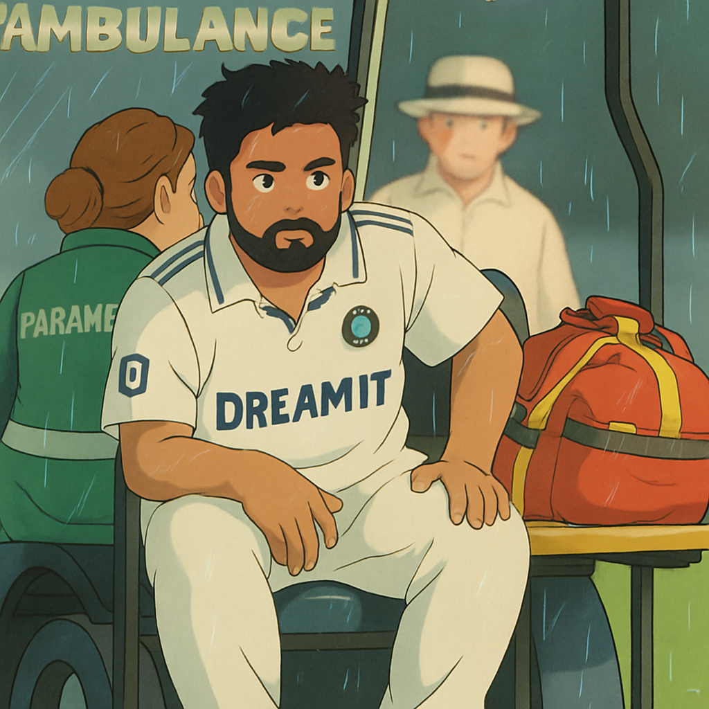 Pant plays on injured, skips wicket