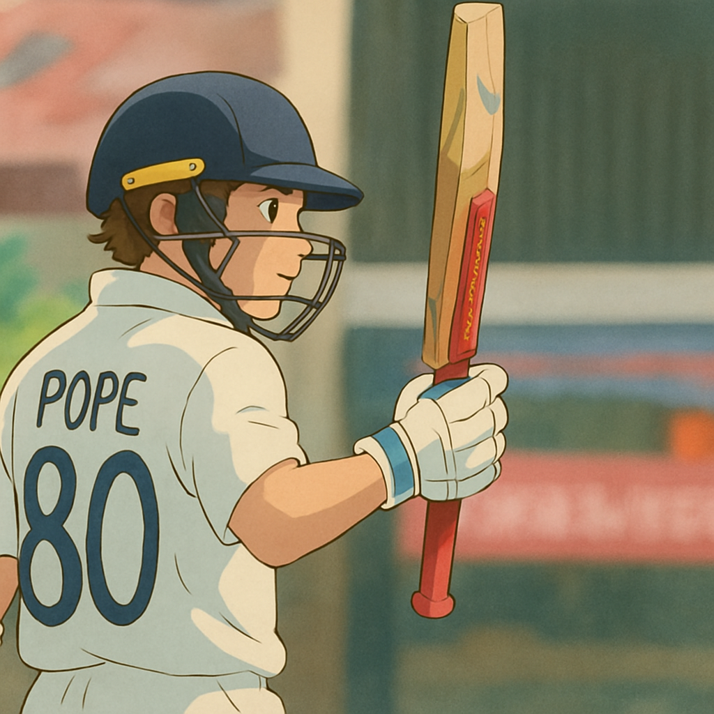 Pope to continue batting at three