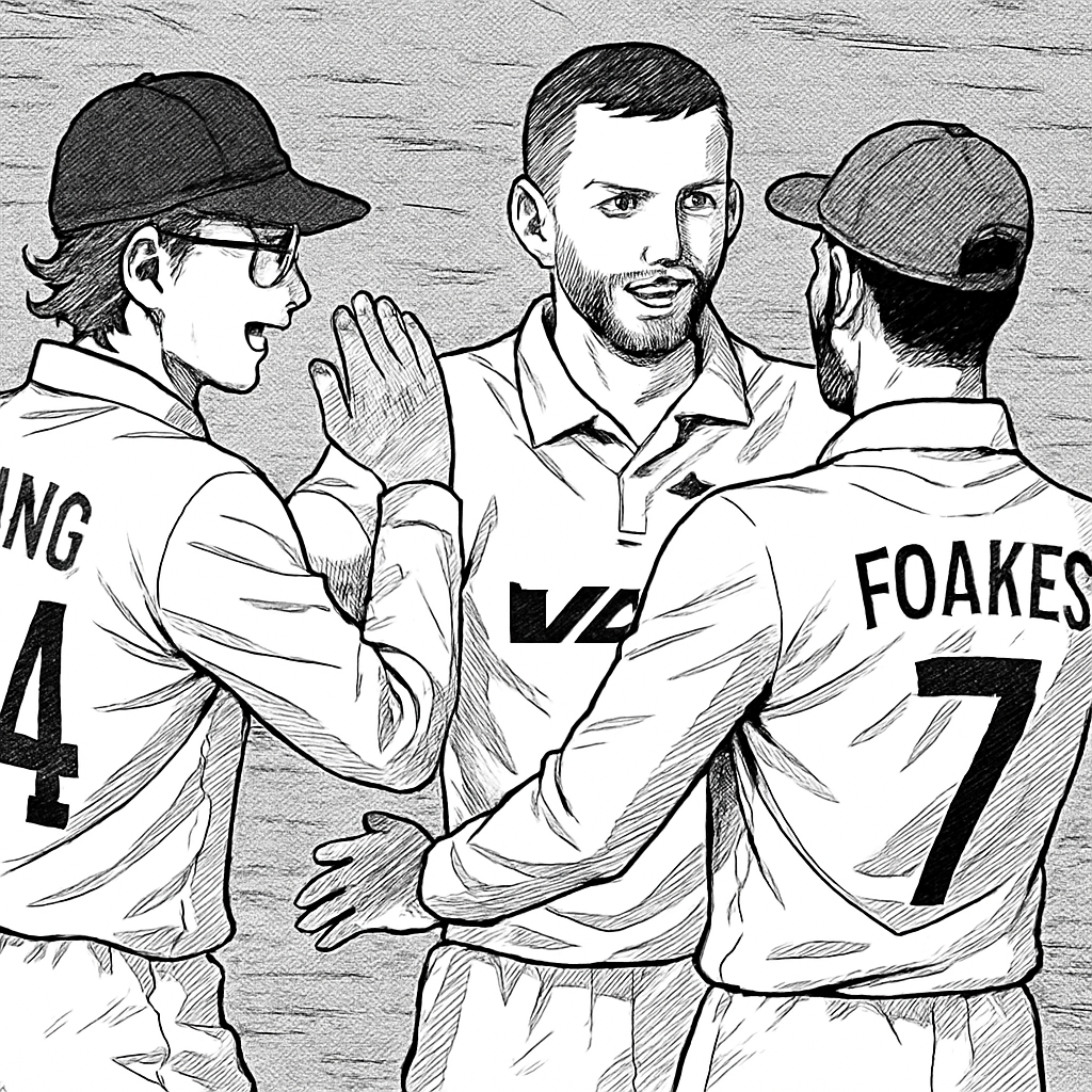 Surrey seamers dominate Nottinghamshire rivals