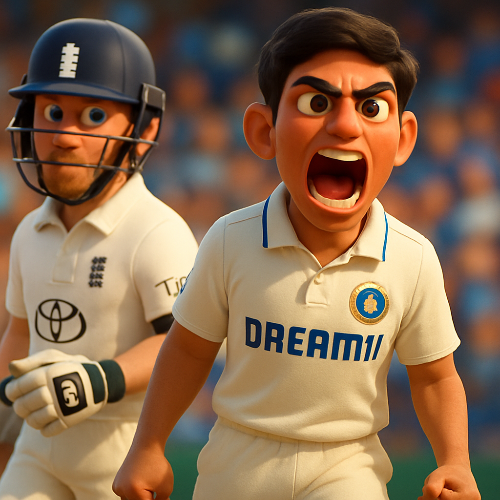 Gill's ton steadies England vs India