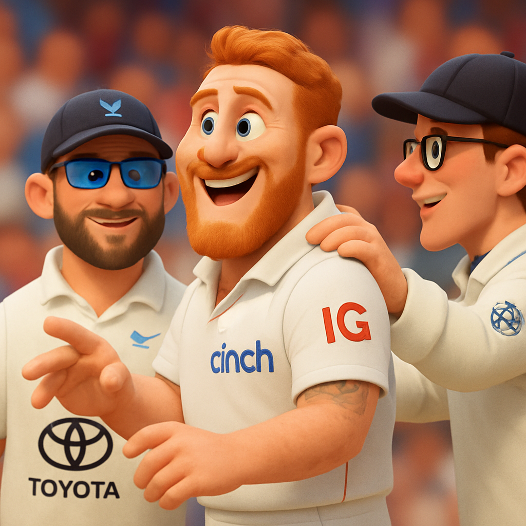 England dominates India with Stokes leading