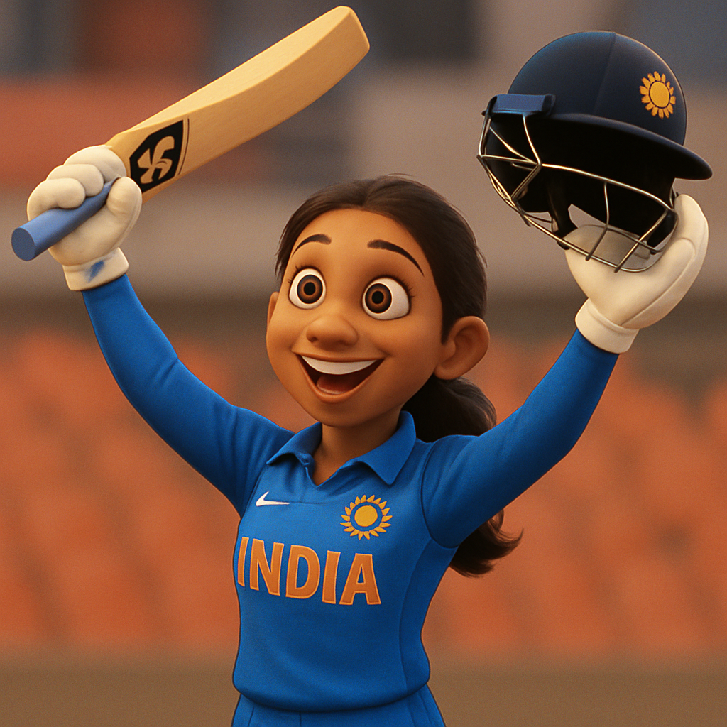 Mandhana century powers India's victory