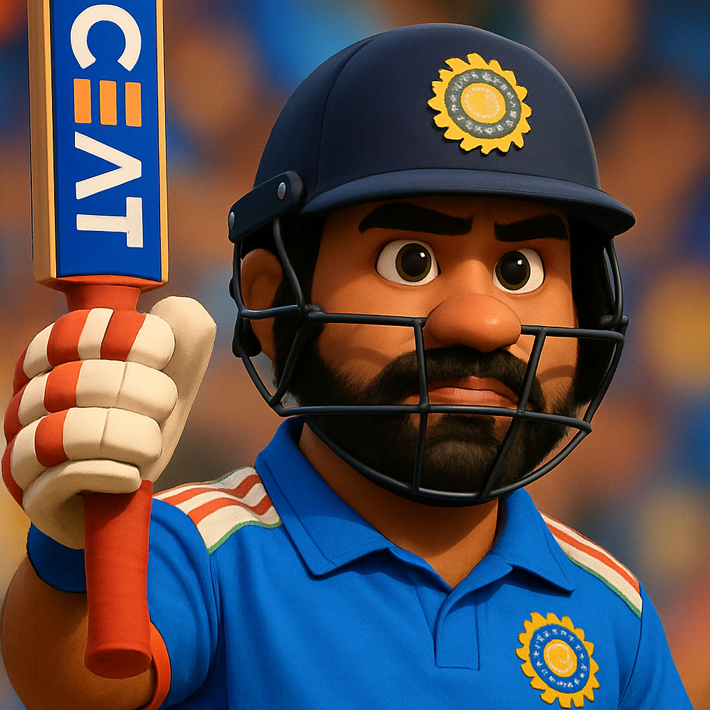 Rohit Sharma's record ODI sixes