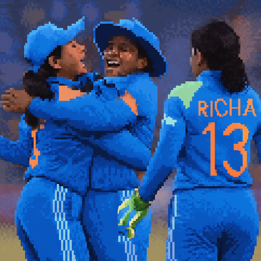 India defeats Pakistan in chaotic match