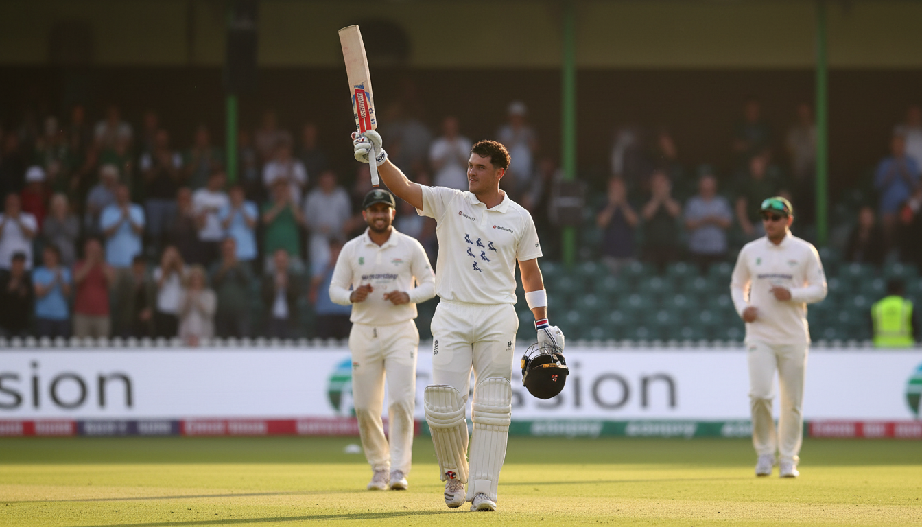 Clark's century sets tone as Sussex dominate on day one