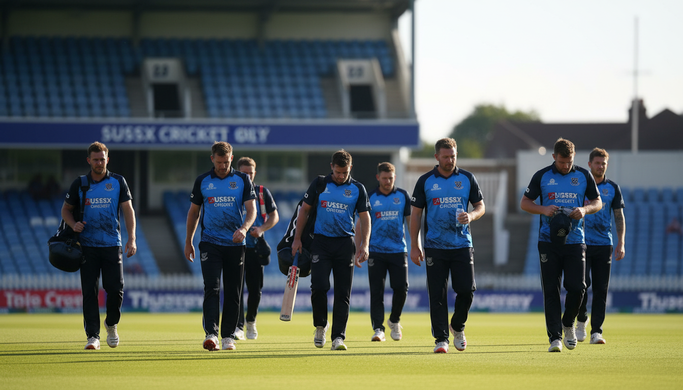 Farbrace to depart Sussex as financial woes mount