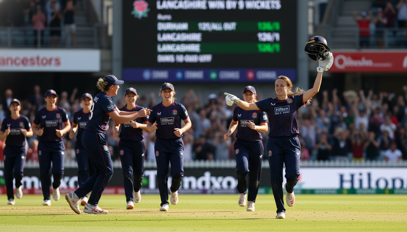 Lancashire Demolish Durham in Dominant Cup Title Defence Start