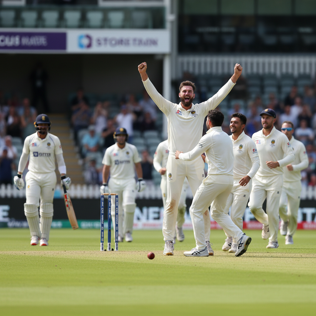 Robinson and Crocombe's Ten-Wicket Haul Puts Sussex in Command