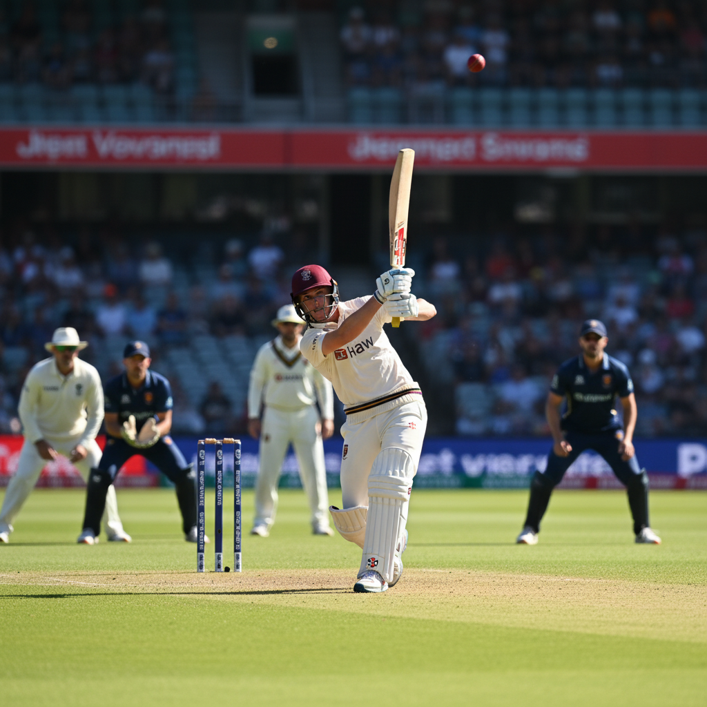Shaw Shines on Debut as Somerset Seize Control at Chelmsford