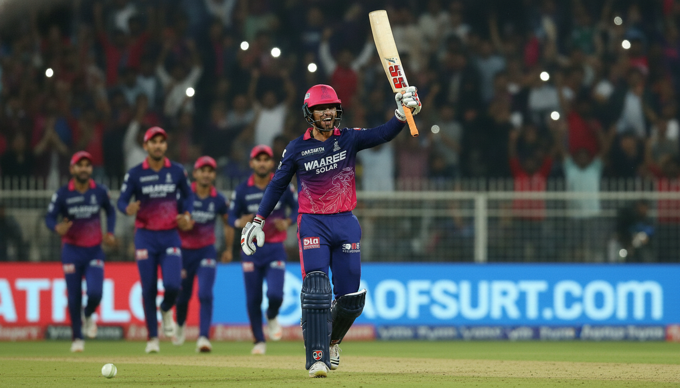 Suryavanshi's Blazing 15-Ball Fifty Powers Royals Victory