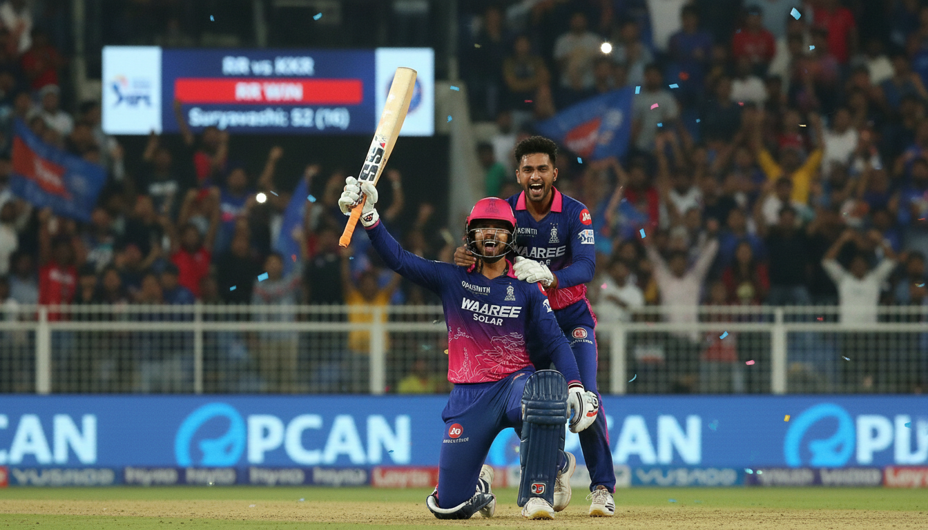 Suryavanshi's Lightning 15-Ball Fifty Stuns IPL Again