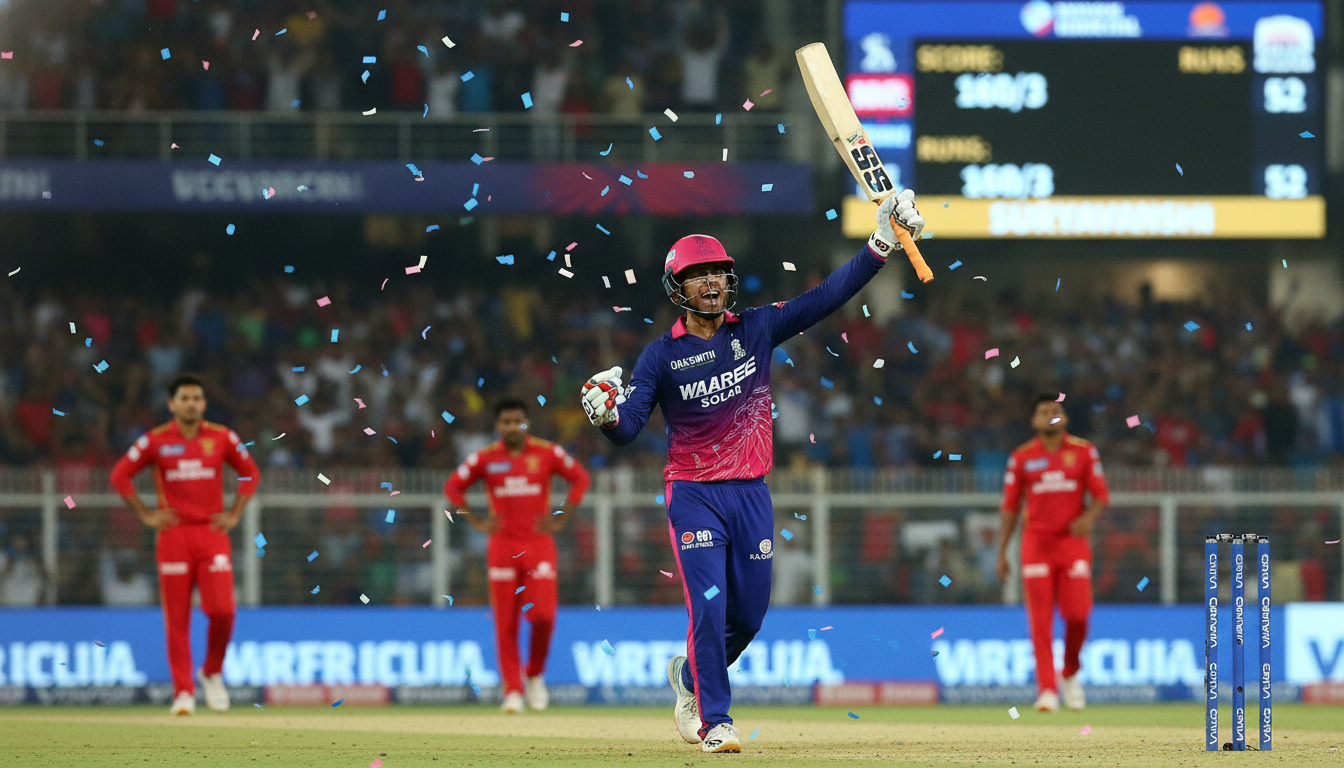 Teen Sensation Suryavanshi's 15-Ball Fifty Destroys RCB Defence