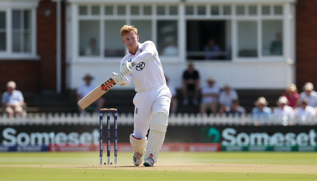 Thomas Rew eyes Somerset breakthrough after England success